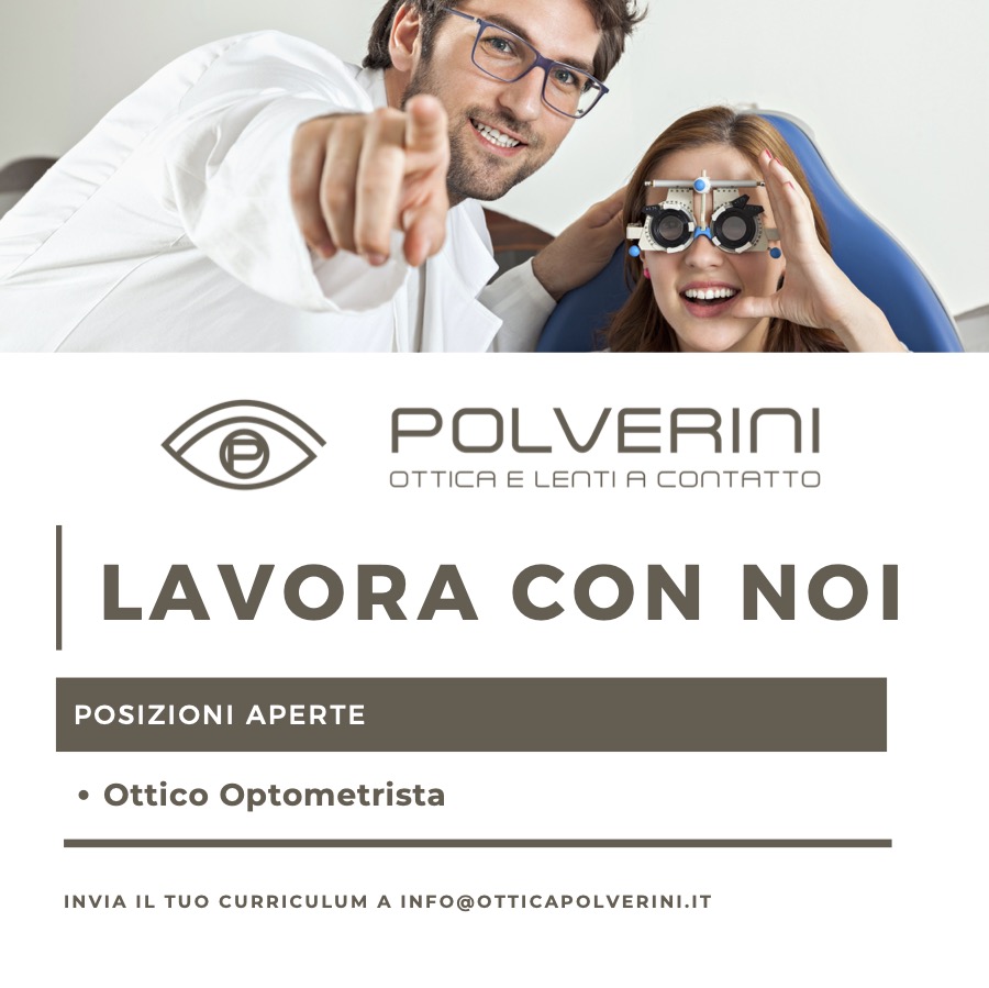 lavora con noi, Ottica Polverini Genova, cerchiamo ottico optometrista